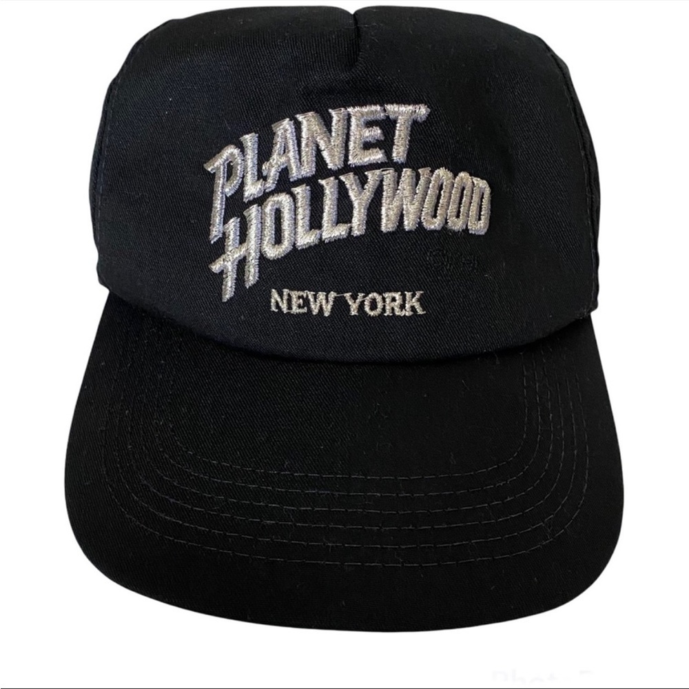 Vintage Early 90’s Black Planet Hollywood New York Baseball Hat Original - Picture 4 of 7